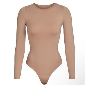 Skims Crew Neck Bodysuit Sz S-M